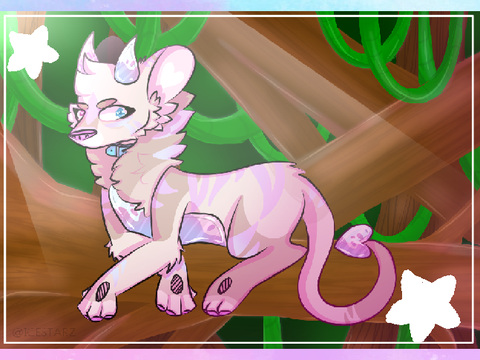 ° . 1k DTAE - PASTEL TIGER . °