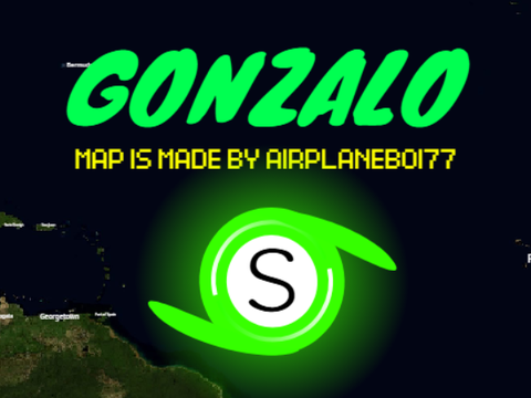 Track of Tropical Storm Gonzalo (2020)