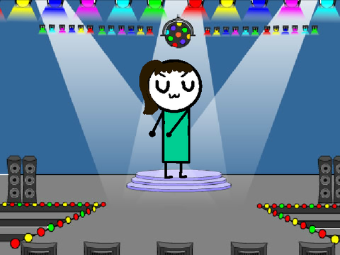 Add yourself dancing 