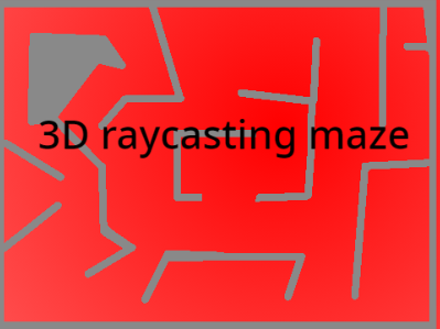 Ray casting maze