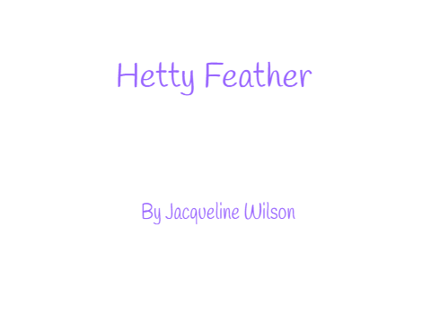 Hetty Feather book review!!