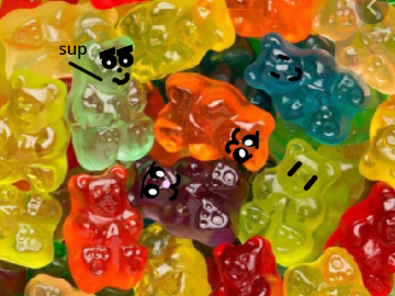 Add yourself as a gummy bear !!!!! 