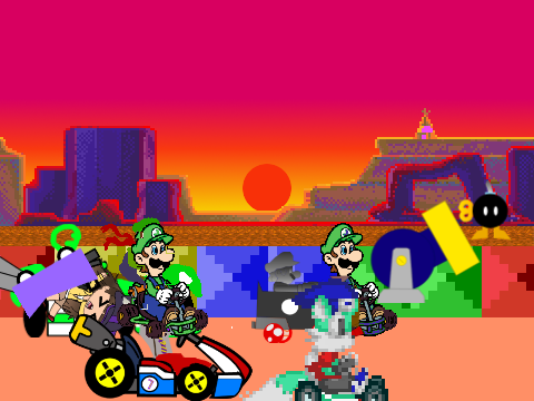 Add yourself racing in GBA Sunset Wilds: The Big Mashup 2.0