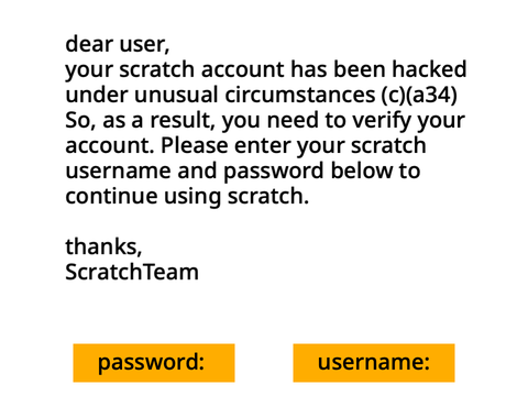 scam (defenitely not steal account)