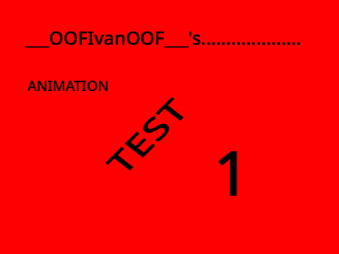 Animation test. 