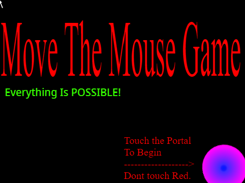 Move The Mouse Game V 1.1