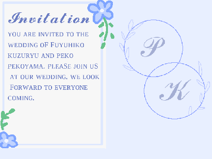.+*Wedding Invitations*+.