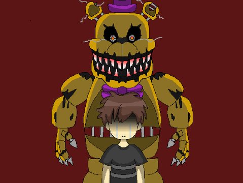 FNAF 8-bit Pixel Artwork