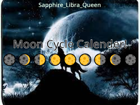 Moon Cycle Calender