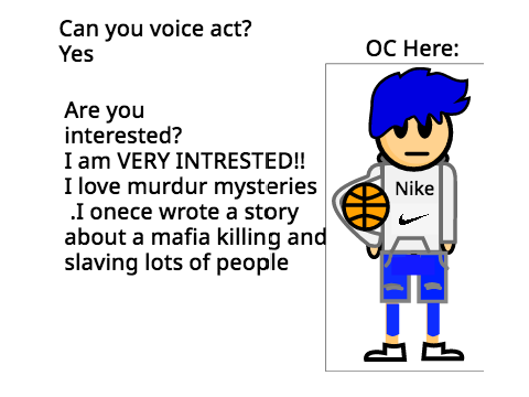 Murder Mystery Signup Sheet! remix
