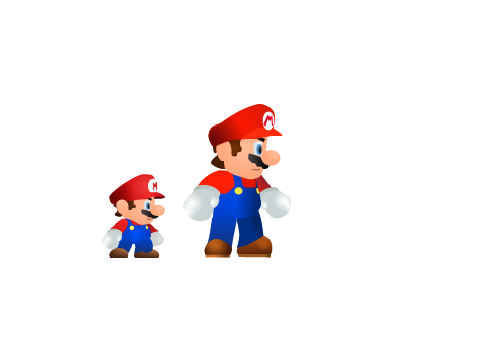 small mario styled big mario remix