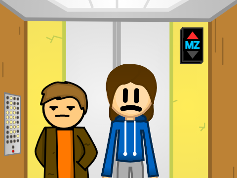 Add Yourself Waiting in the Elevator 