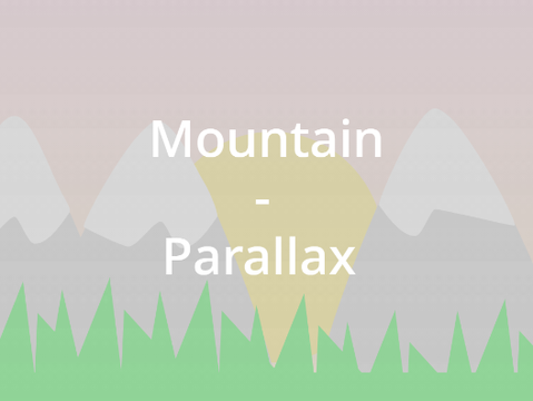 Mountain parallax
