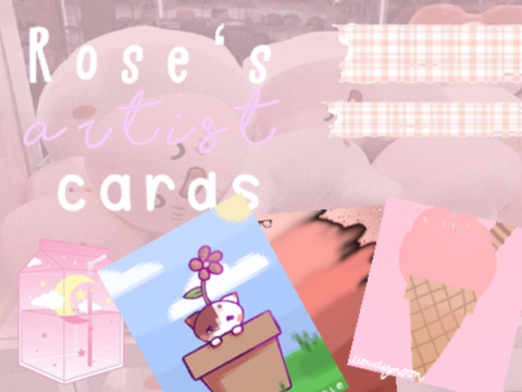 「 artist cards 」