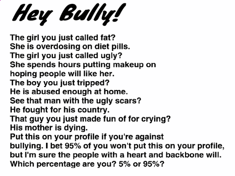 Help Stop Bullying. Please remix! remix