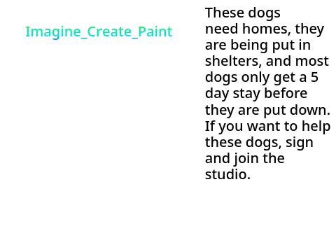 Sign here if you want to help shelter dogs!