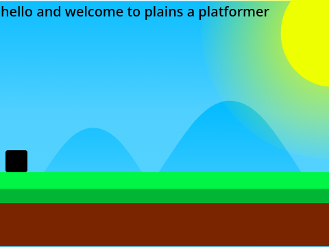 plains a platformer V1