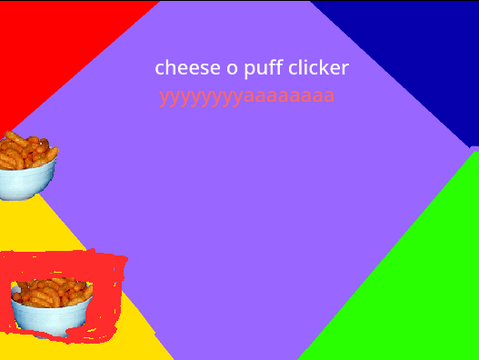 cheesy o puffs clicker.#games