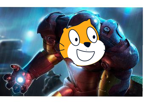 Add your character face to make scratcher man