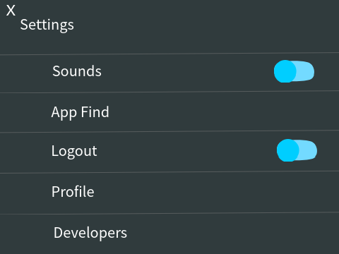 Settings Concept.