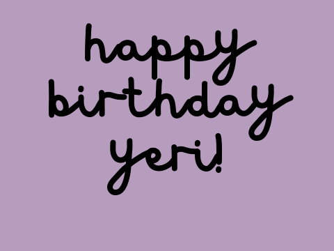 happy yeri day!