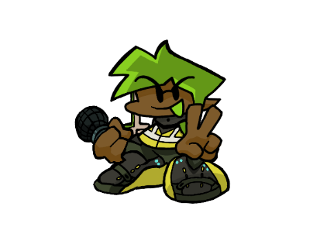 My OC but The Boyfriend from Friday Night Funkin