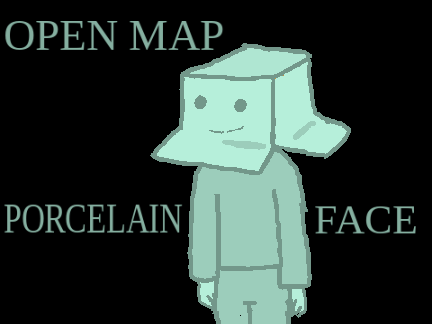 OPEN MAP PARTS!! PORCELAIN FACE