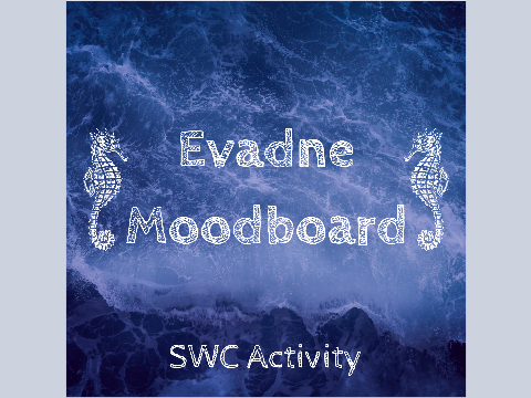 evadne - character mood board