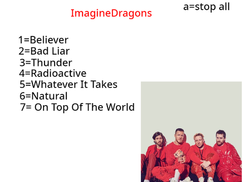 Playlist Imagine Dragons 