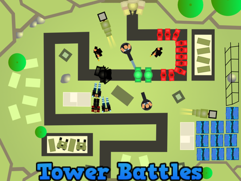 Tower Battles With Range Upgrade