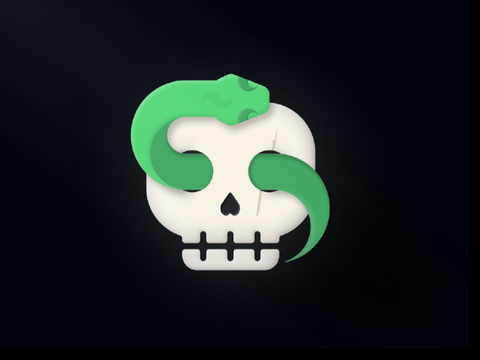 |⠀Skull and snake - DD8R1 PARALLAX - NOT AN ENTRY