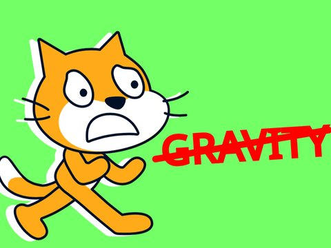 Cat loses gravity