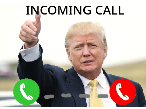 Calling Donald Trump