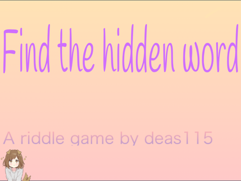 Find the hidden word