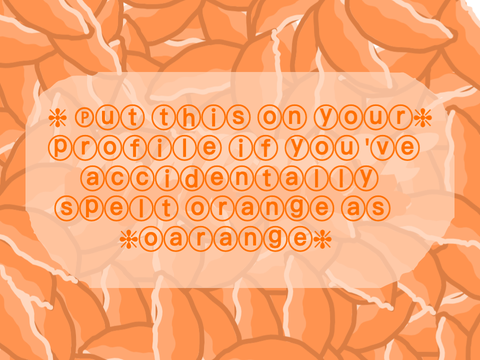 ❈ Oarnge ❈
