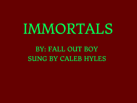 Immortals (Fall Out Boy)