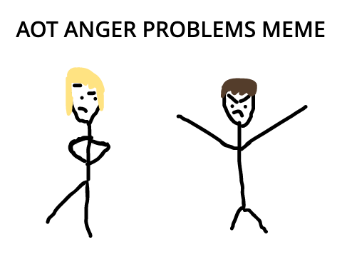 AOT Anger Problems Meme