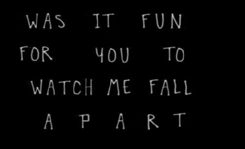 ...depressed...