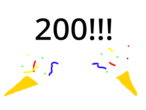 200 followers celebration!