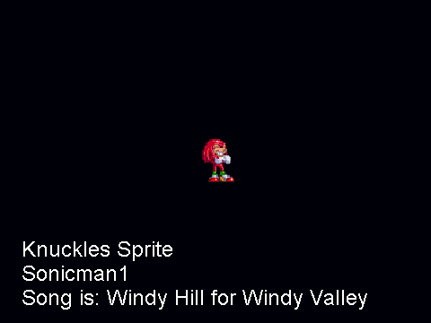 Knuckles Sprite
