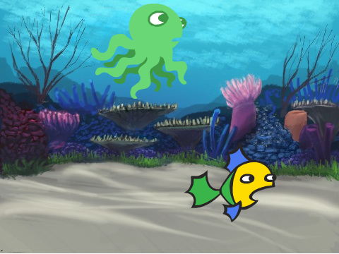 Octo The Octopus! (First Scratch Project)