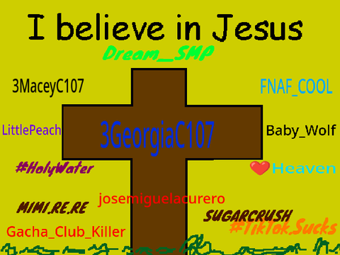 Sign Your Username If You Believe In Jesus remix