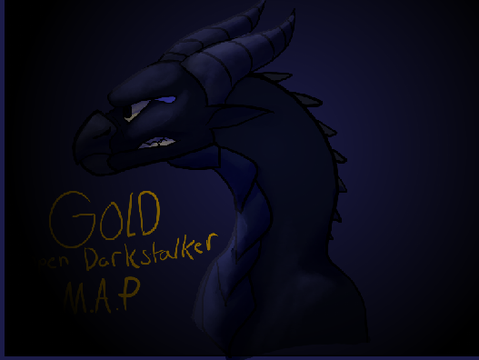 GOLD closed DARKSTALKER MAP (imagine dragons) DARKSTALKER