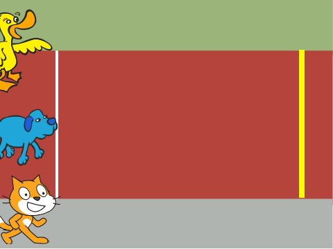 Race to Finish - Cat, Dog, & Duck