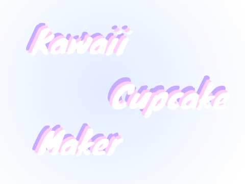 Kawaii Cupcake Maker