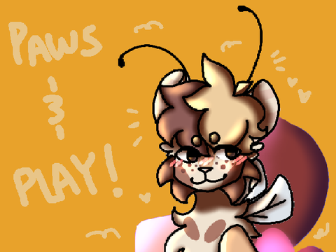 PAWS + PLAY animation meme