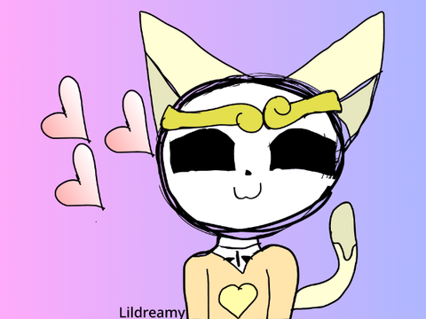 my first time drawing on my touch screen computer ^ ^ 