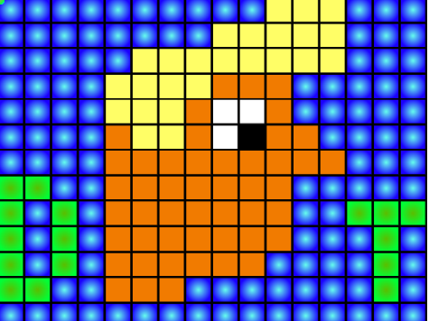 Pixel art with a micro bit.*  *(No micro:bit is absolutely needed)