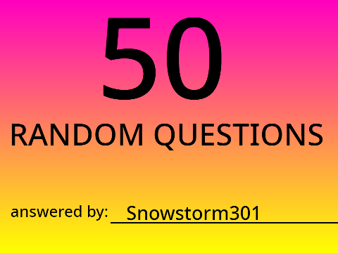 50 random questions remix