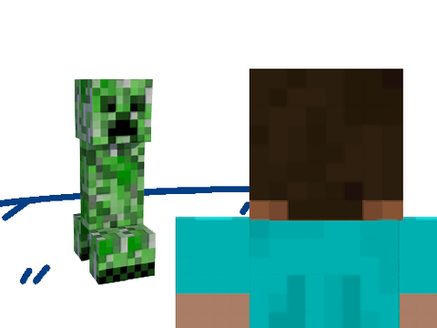 when creeper is at ur house